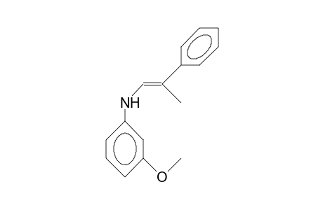 N-(2-Phenyl-prop-1-enyl)-3-methoxy-aniline