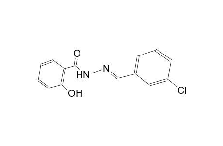 benzoic acid, 2-hydroxy-, 2-[(E)-(3-chlorophenyl)methylidene]hydrazide