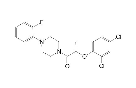 1-[2-(2,4-dichlorophenoxy)propanoyl]-4-(2-fluorophenyl)piperazine