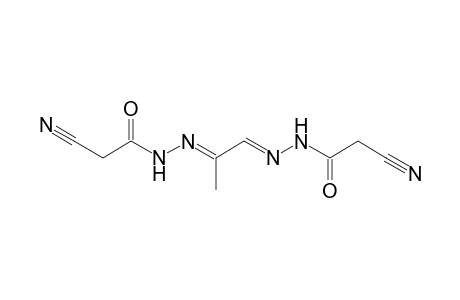 1,1'-(1-Methyl-1,2-ethanediylidene)bis(cyanoacetohydrazide)