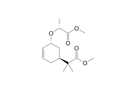 2-[(1S,5R)-5-((R)-1-Methoxycarbonyl-ethoxy)-cyclohex-3-enyl]-2-methyl-propionic acid methyl ester