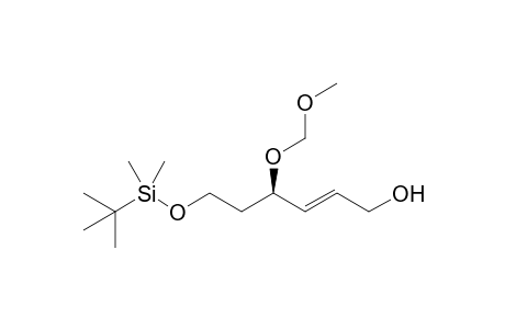(E,4R)-6-[tert-butyl(dimethyl)silyl]oxy-4-(methoxymethoxy)-2-hexen-1-ol