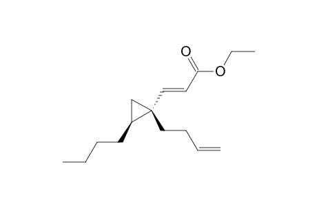 1(R*)-(3-BUTENYL)-2(S*)-[2(E)-CARBETHOXYVINYL]-BUTYL-1-CYCLOPROPANE