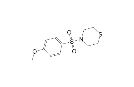 thiomorpholine, 4-[(4-methoxyphenyl)sulfonyl]-