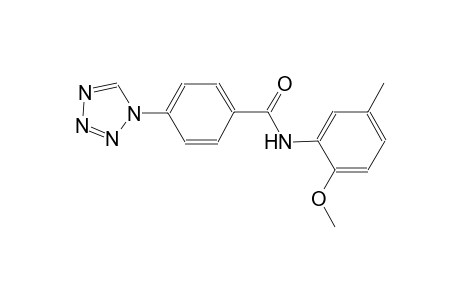 benzamide, N-(2-methoxy-5-methylphenyl)-4-(1H-tetrazol-1-yl)-