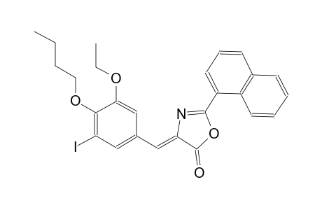 (4Z)-4-(4-butoxy-3-ethoxy-5-iodobenzylidene)-2-(1-naphthyl)-1,3-oxazol-5(4H)-one