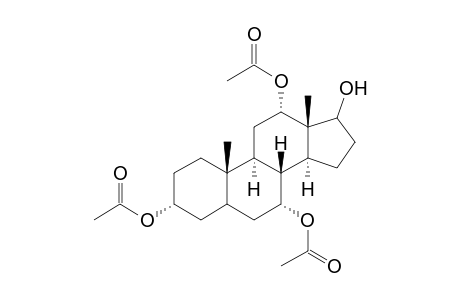 Androstane-3,7,12,17-tetrol, 3,7,12-triacetate, (3.alpha.,5.beta.,7.alpha.,12.alpha.,17.beta.)-