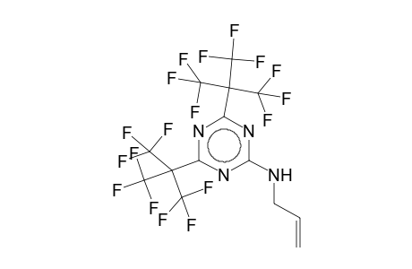 N-Allyl-4,6-bis[2,2,2-trifluoro-1,1-bis(trifluoromethyl)ethyl]-1,3,5-triazin-2-amine