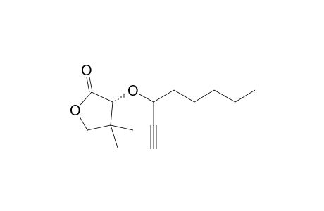 (3R)-4,4-Dimethyl-3-(oct-1-yn-3-yloxy)dihydrofuran-2(3H)-one