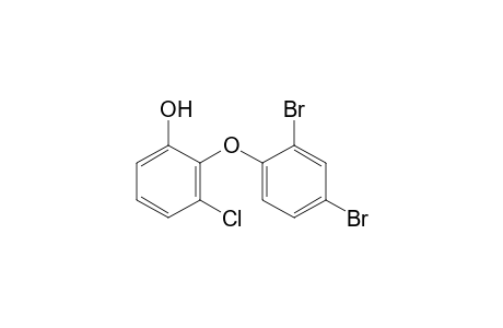 2-[2,4-bis(bromanyl)phenoxy]-3-chloranyl-phenol