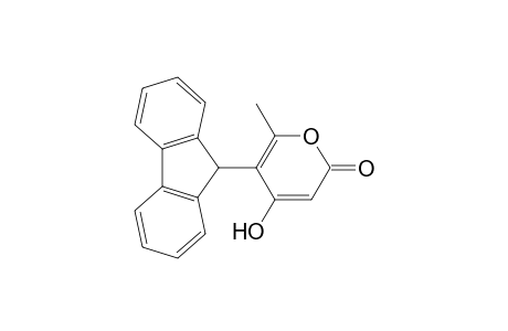 2H-Pyran-2-one, 5-(9H-fluoren-9-yl)-4-hydroxy-6-methyl-