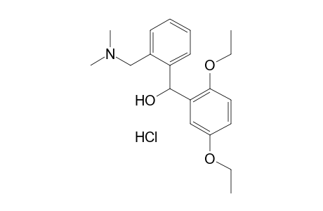 2,5-DIETHOXY-2'-[(DIMETHYLAMINO)METHYL]BENZHYDROL, HYDROCHLORIDE