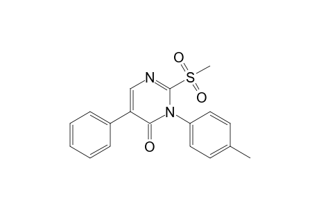 2-Methylsulfonyl-5-phenyl-3-p-tolylpyrimidin-4(3H)-one