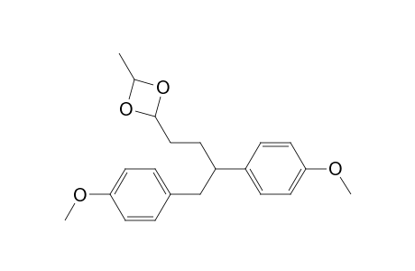1,3-Dioxolane, 2-[3,4-bis(4-methoxyphenyl)butyl]-, (.+-.)-