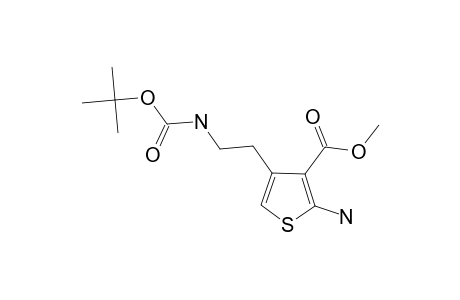 METHYL-2-AMINO-4-((2-TERT.-BUTOXYCARBONYL)-AMINO)-ETHYL)-THIOPHENE-3-CARBOXYLATE