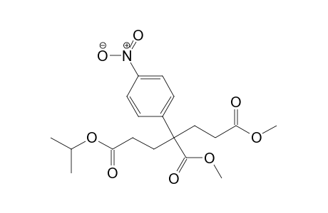 (1,3)-Dimethyl - (5)-Isopropyl 3-(p-nitrophenyl)-1,3,5-pentanetricarboxylate