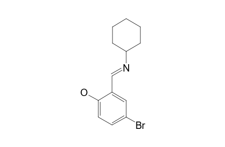 PHENOL, 4-BROMO-2-/N- CYCLOHEXYLFORMIMIDOYL/-,