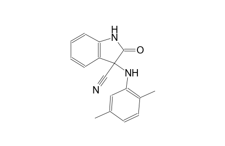 1H-indole-3-carbonitrile, 3-[(2,5-dimethylphenyl)amino]-2,3-dihydro-2-oxo-
