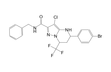 N-benzyl-5-(4-bromophenyl)-3-chloro-7-(trifluoromethyl)-4,5,6,7-tetrahydropyrazolo[1,5-a]pyrimidine-2-carboxamide