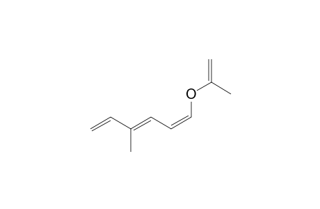 (1Z, 3E) -4-Methyl-1- (prop-1-en-2-yloxy) hexa-1,3,5-triene