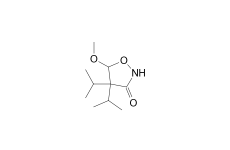3-Isoxazolidinone, 5-methoxy-4,4-bis(1-methylethyl)-
