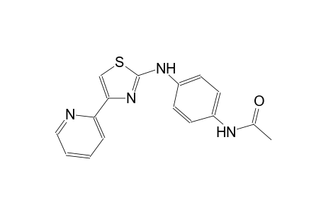 acetamide, N-[4-[[4-(2-pyridinyl)-2-thiazolyl]amino]phenyl]-