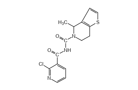 N-(2-chloronicotinoyl)-6,7-dihydro-4-methylthieno[3,2-c]pyridine-5(4H)carboxamide