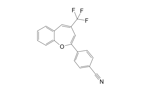 4-(4-(Trifluoromethyl)benzo[b]oxepin-2-yl)benzonitrile