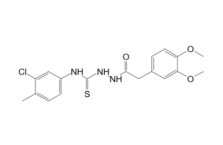 1-[(3,4-dimethoxyphenyl)acetyl]-4-(3-chloro-p-tolyl)-3-thiosemicarbazide