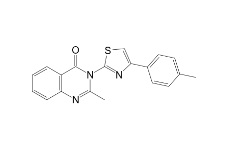 2-methyl-3-(4-p-tolyl-2-thiazolyl)-4(3H)-quinazolinone
