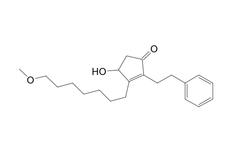 2-Cyclopenten-1-one, 4-hydroxy-3-(7-methoxyheptyl)-2-(2-phenylethyl)-