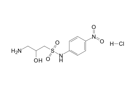 3-Amino-2-hydroxy-N-(4-nitrophenyl)propane-1-sulfonamide hydrochloride