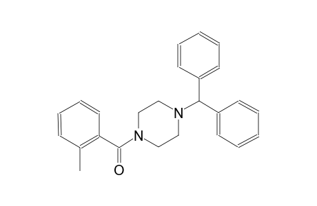 1-benzhydryl-4-(2-methylbenzoyl)piperazine