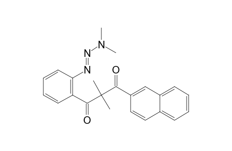 (E)-1-[2-(3,3-Dimethyltriaz-1-enyl)phenyl]-2,2-dimethyl-3-(naphthalen-2-yl)propane-1,3-dione