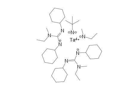tantalum(V) bis((Z)-cyclohexyl(N'-cyclohexyl-N-ethyl-N-methylcarbamimidoyl)amide) ethyl(methyl)amide tert-butylnitride