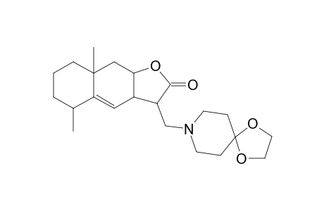 3-(1,4-Dioxa-8-aza-spiro[4.5]dec-8-ylmethyl)-5,8a-dimethyl-3a,5,6,7,8,8a,9,9a-octahydro-3H-naphtho[2,3-b]furan-2-one