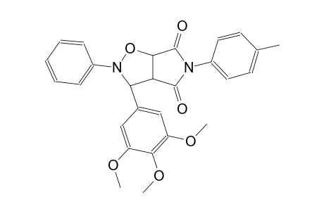 5-(4-methylphenyl)-2-phenyl-3-(3,4,5-trimethoxyphenyl)dihydro-2H-pyrrolo[3,4-d]isoxazole-4,6(3H,5H)-dione