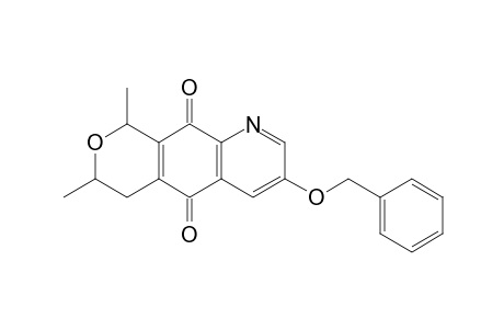3,4-Dihydro-7-benzyloxy-1,3-dimethyl-1H-9-azanaphtho[2,3-c]pyran-5,10-dione