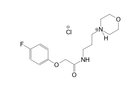 4-(3-{[(4-fluorophenoxy)acetyl]amino}propyl)morpholin-4-ium chloride