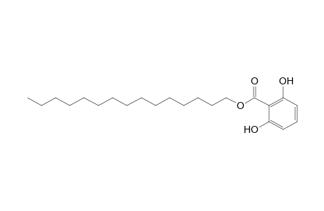 Benzoic acid, 2,6-dihydroxy-, pentadecyl ester