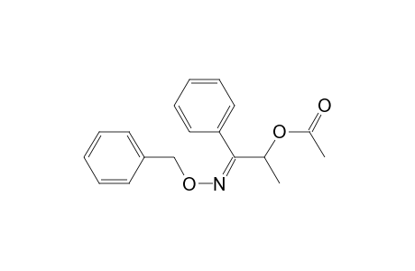 (E)-(2-acetoxy-1-phenylpropylidene)(benzyloxy)amine