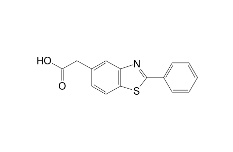 2-phenyl-5-benzothiazoleacetic acid