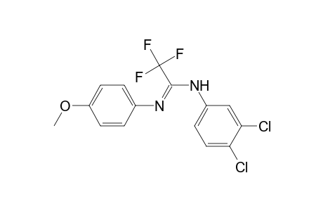 N-(3,4-dichlorophenyl)-2,2,2-trifluoro-N'-(4-methoxyphenyl)acetamidine