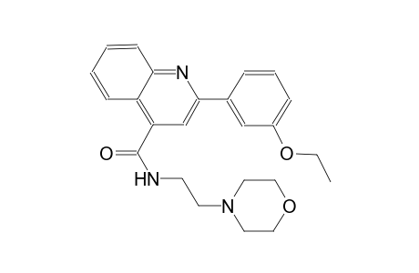 2-(3-ethoxyphenyl)-N-[2-(4-morpholinyl)ethyl]-4-quinolinecarboxamide