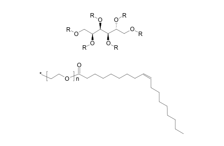 Poly(ethylene glycol) sorbitol hexaoleate