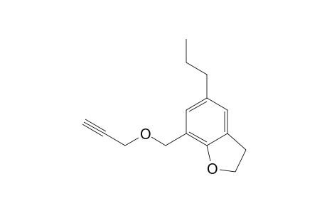 5-n-propyl-7-((prop-2-ynyloxy)methyl)-2,3-dihydrobenzofuran
