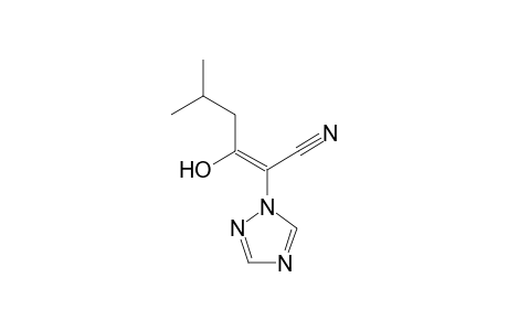 1H-1,2,4-Triazole-1-acetonitrile, alpha-(1-hydroxy-3-methylbutylidene)-