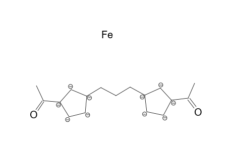 Ferrocene, 1,1'-diacetyl-3,3'-(1,3-propanediyl)-