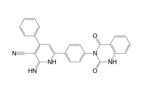 6-[4-(2,4-Dioxo-1,4-dihydro-2H-quinazolin-3-yl)-phenyl]-2-imino-4-phenyl-1,2-dihydro-pyridine-3-carbonitrile