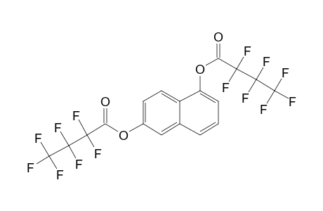 1,6-Dihydroxynaphthalene, bis(heptafluorobutyrate)